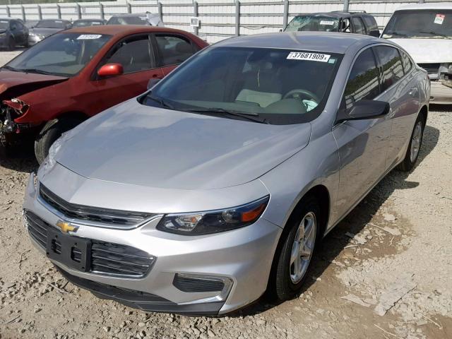 1G1ZB5ST2GF170558 - 2016 CHEVROLET MALIBU LS SILVER photo 2