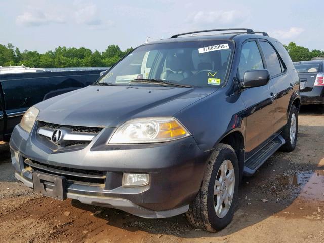 2HNYD18885H529782 - 2005 ACURA MDX TOURIN CHARCOAL photo 2