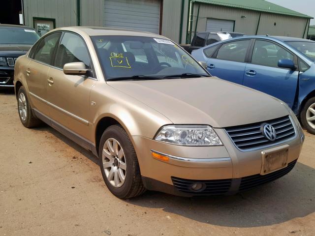 WVWPD63B41P140998 - 2001 VOLKSWAGEN PASSAT GLS TAN photo 1