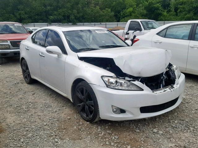 JTHBK262195106527 - 2009 LEXUS IS 250 WHITE photo 1