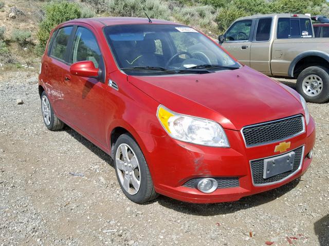 KL1TG6DE3BB128054 - 2011 CHEVROLET AVEO LT RED photo 1