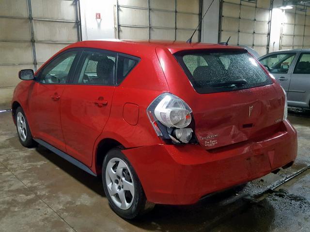 5Y2SP6E82AZ409314 - 2010 PONTIAC VIBE RED photo 3