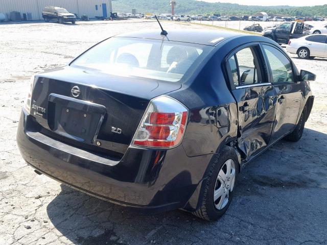 3N1AB61E97L704208 - 2007 NISSAN SENTRA 2.0 BLACK photo 4