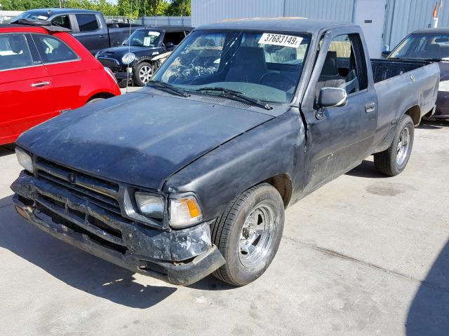 4TARN81A5PZ081366 - 1993 TOYOTA PICKUP 1/2 GRAY photo 2