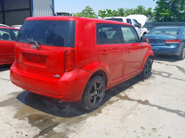 JTLKE50E491094379 - 2009 TOYOTA SCION XB 红色 照片 4