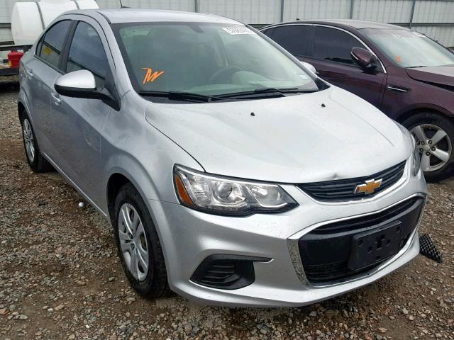 1G1JB5SH9H4134453 - 2017 CHEVROLET SONIC LS SILVER photo 1