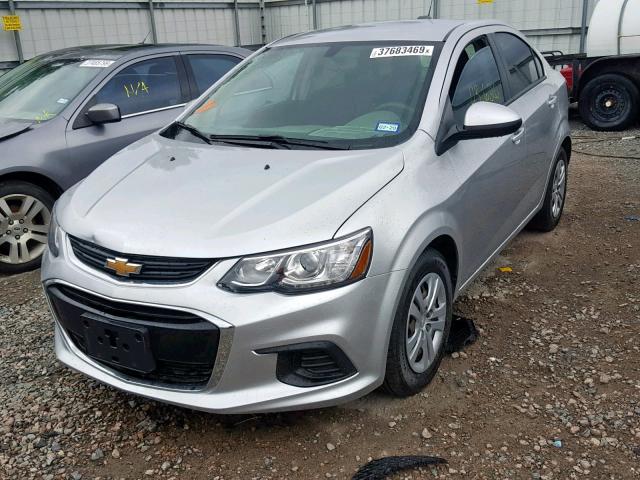 1G1JB5SH9H4134453 - 2017 CHEVROLET SONIC LS SILVER photo 2