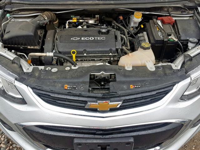 1G1JB5SH9H4134453 - 2017 CHEVROLET SONIC LS SILVER photo 7