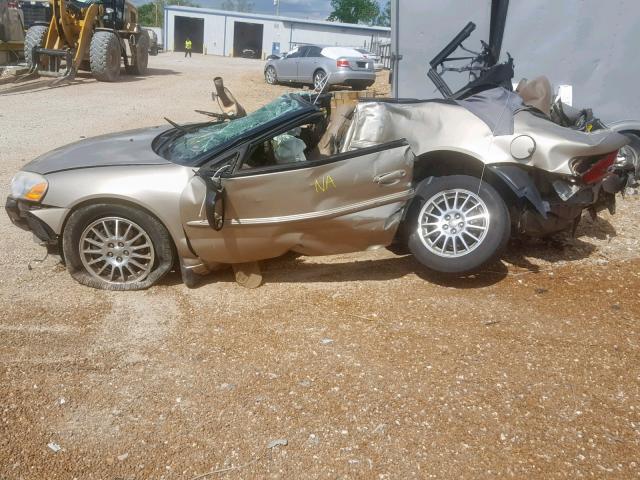 1C3EL55R94N391194 - 2004 CHRYSLER SEBRING LX GOLD photo 10