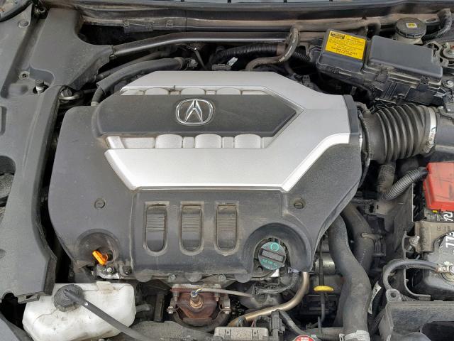 JH4KB2F63AC001572 - 2010 ACURA RL BLACK photo 7