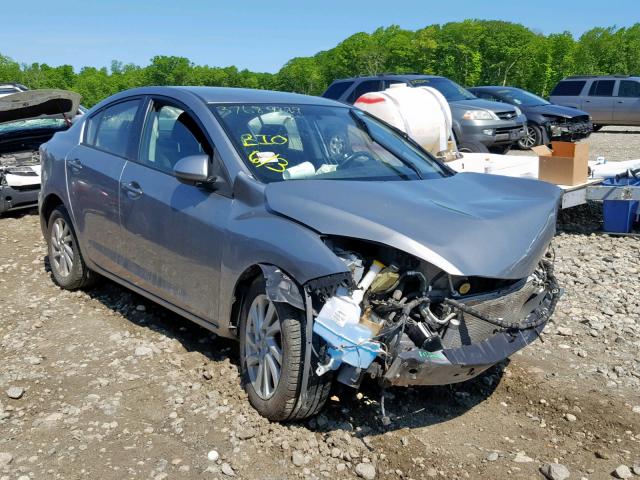 JM1BL1V88C1649872 - 2012 MAZDA 3 I GRAY photo 1