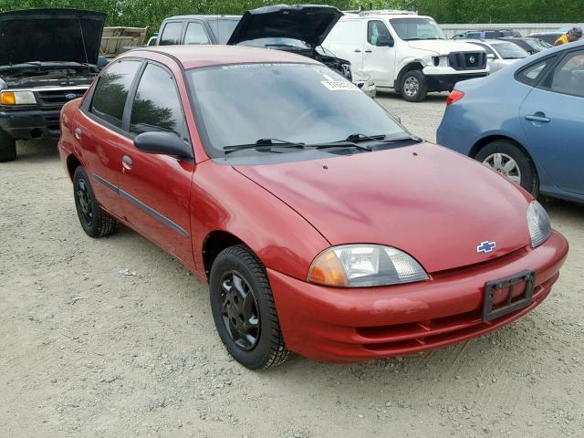 2C1MR5222W6702353 - 1998 CHEVROLET METRO LSI MAROON photo 1