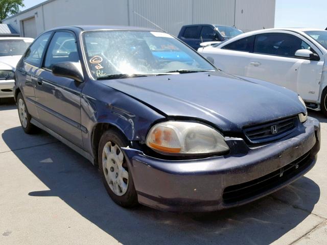 2HGEJ6343WH122412 - 1998 HONDA CIVIC DX BLUE photo 1