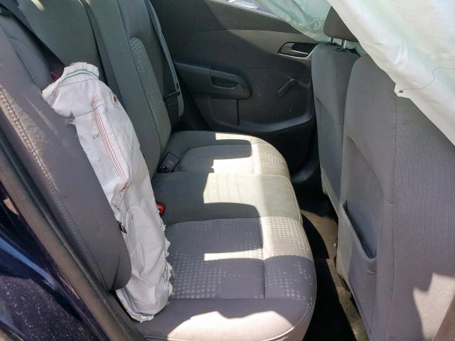 1G1JA5SH7F4126853 - 2015 CHEVROLET SONIC LS BLUE photo 6