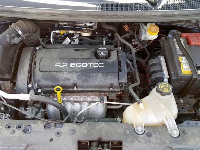 1G1JA5SH7F4126853 - 2015 CHEVROLET SONIC LS BLUE photo 7