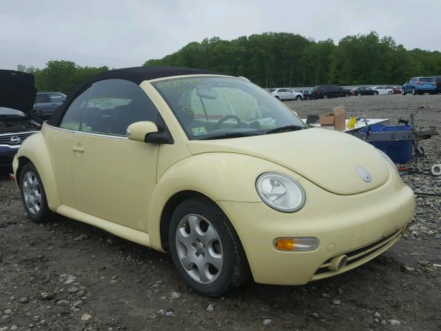 3VWCK21Y63M321207 - 2003 VOLKSWAGEN NEW BEETLE ყვითელი ფოტო 1
