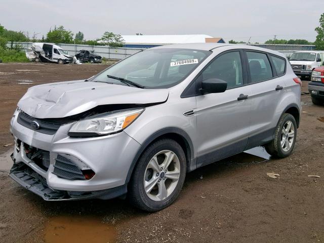 1FMCU0F79EUE54720 - 2014 FORD ESCAPE S SILVER photo 2