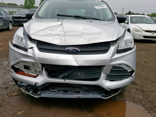 1FMCU0F79EUE54720 - 2014 FORD ESCAPE S SILVER photo 9