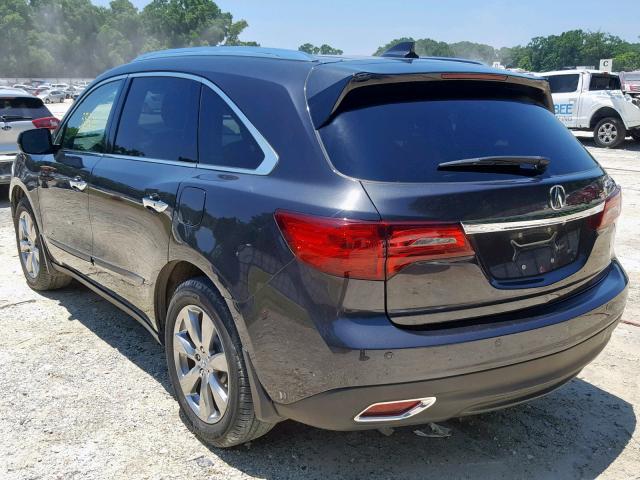 5FRYD3H89FB010277 - 2015 ACURA MDX ADVANC BLACK photo 3