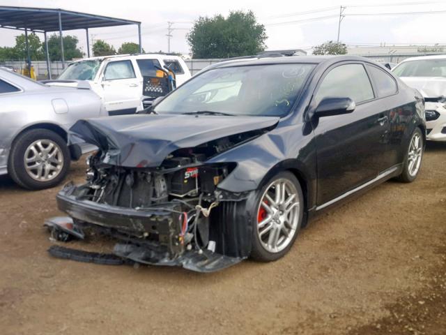 JTKDE167950042518 - 2005 TOYOTA SCION TC BLACK photo 2