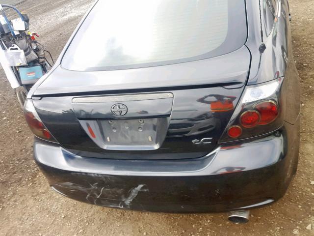 JTKDE167950042518 - 2005 TOYOTA SCION TC BLACK photo 9