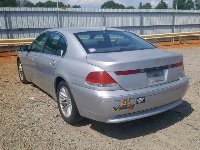 WBAGL63414DP70047 - 2004 BMW 745 I SILVER photo 3