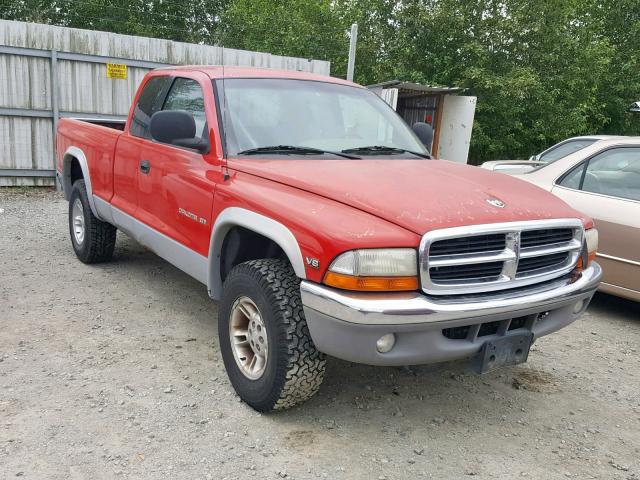 1B7GG22Y9WS511731 - 1998 DODGE DAKOTA RED photo 1