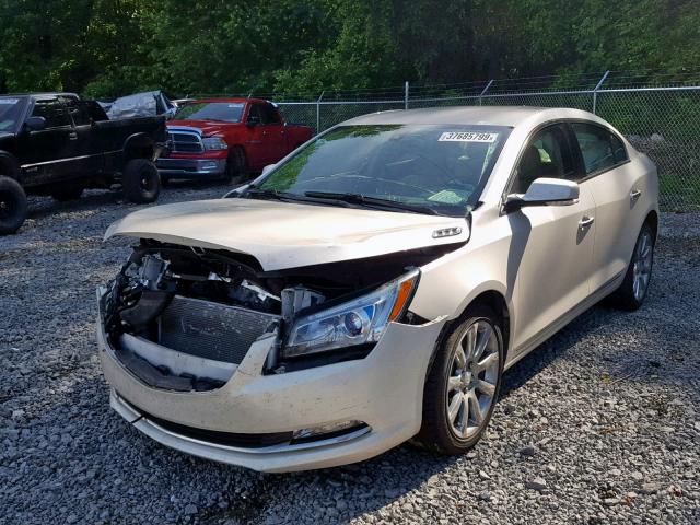 1G4GB5G33EF215510 - 2014 BUICK LACROSSE WHITE photo 2