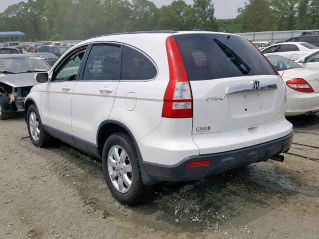 JHLRE38788C022322 - 2008 HONDA CR-V EXL WHITE photo 3