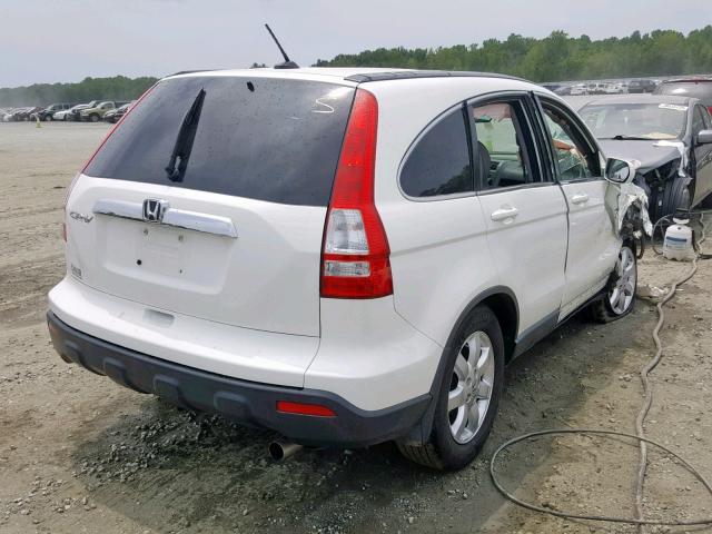 JHLRE38788C022322 - 2008 HONDA CR-V EXL WHITE photo 4