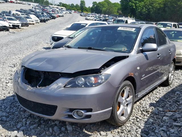 JM1BK323941199030 - 2004 MAZDA 3 S GRAY photo 2