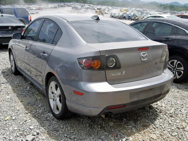 JM1BK323941199030 - 2004 MAZDA 3 S GRAY photo 3