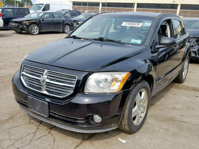 1B3HB48B67D253743 - 2007 DODGE CALIBER SX BLACK photo 2