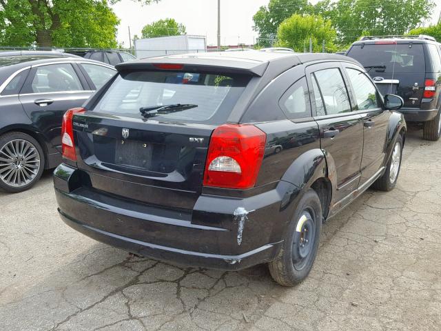 1B3HB48B67D253743 - 2007 DODGE CALIBER SX BLACK photo 4