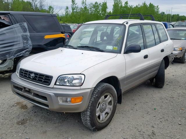 JT3HP10V5Y0229161 - 2000 TOYOTA RAV4 WHITE photo 2