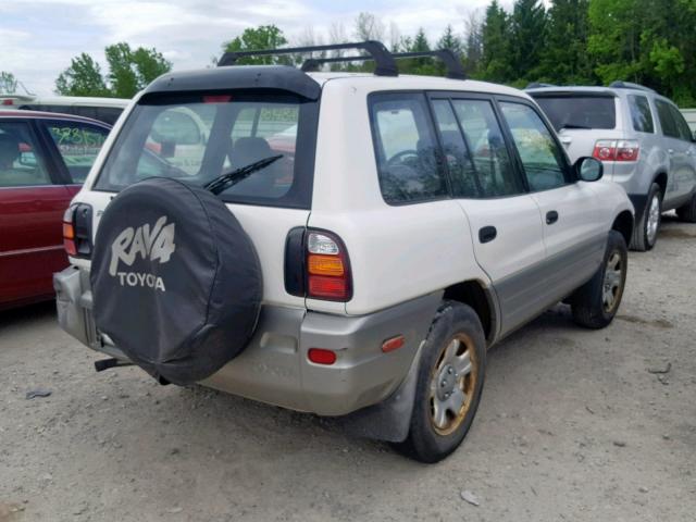 JT3HP10V5Y0229161 - 2000 TOYOTA RAV4 WHITE photo 4