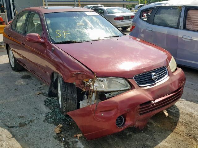 3N1AB51AX3L731418 - 2003 NISSAN SENTRA SE- BURGUNDY photo 1