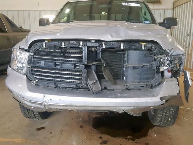 3C6RR7LT7HG708692 - 2017 RAM 1500 SLT SILVER photo 9