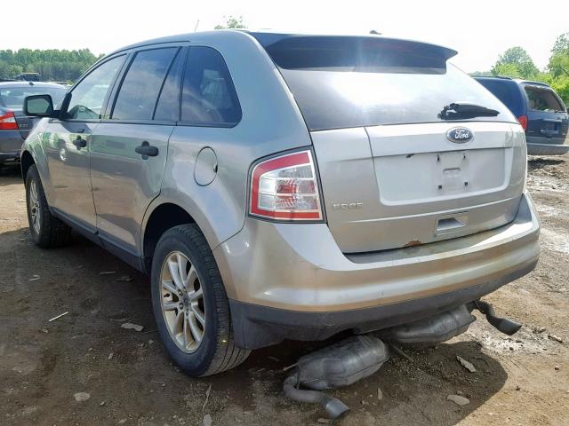 2FMDK36C48BB39827 - 2008 FORD EDGE SE SILVER photo 3