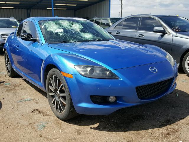 JM1FE173640117931 - 2004 MAZDA RX8 BLUE photo 1