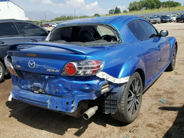 JM1FE173640117931 - 2004 MAZDA RX8 BLUE photo 4