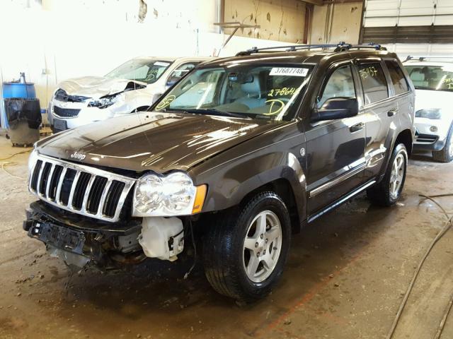 1J4HR58N36C278642 - 2006 JEEP GRAND CHER CHARCOAL photo 2