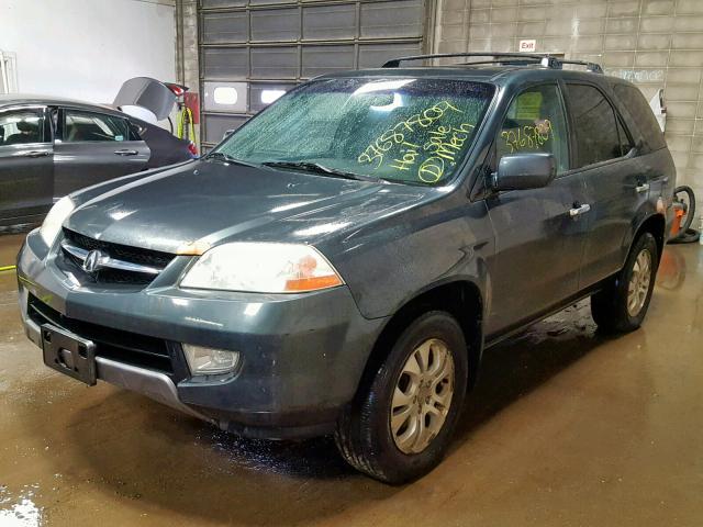 2HNYD18693H517832 - 2003 ACURA MDX TOURIN TEAL photo 2