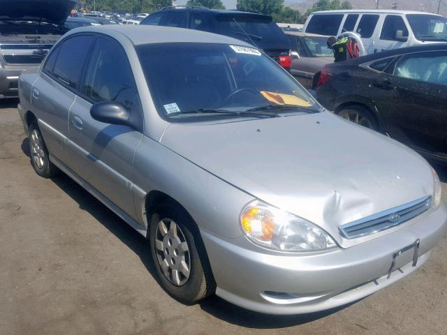 KNADC123416072790 - 2001 KIA RIO SILVER photo 1