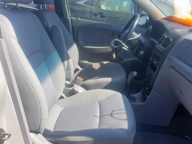 KNADC123416072790 - 2001 KIA RIO SILVER photo 5