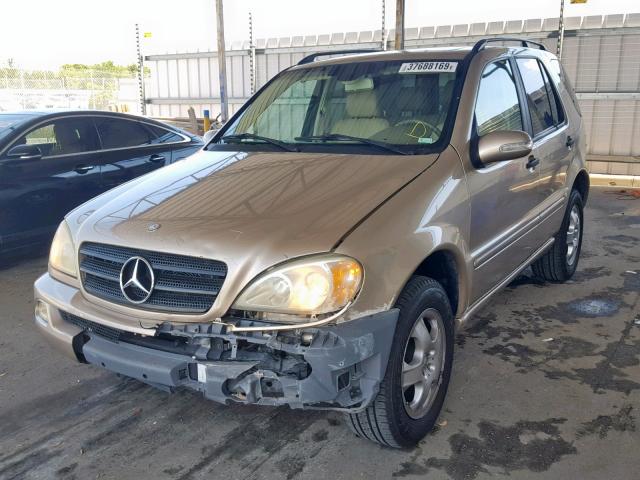 4JGAB57E85A521431 - 2005 MERCEDES-BENZ ML 350 GOLD photo 2