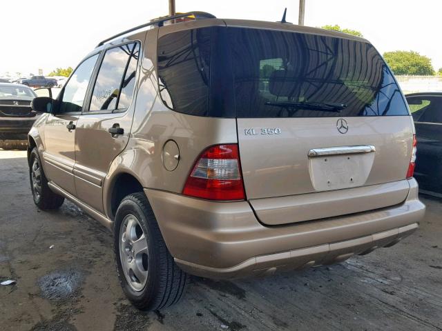 4JGAB57E85A521431 - 2005 MERCEDES-BENZ ML 350 GOLD photo 3