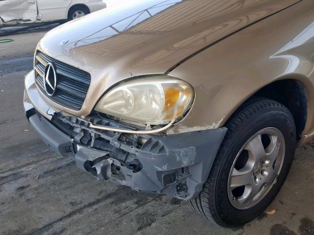 4JGAB57E85A521431 - 2005 MERCEDES-BENZ ML 350 GOLD photo 9