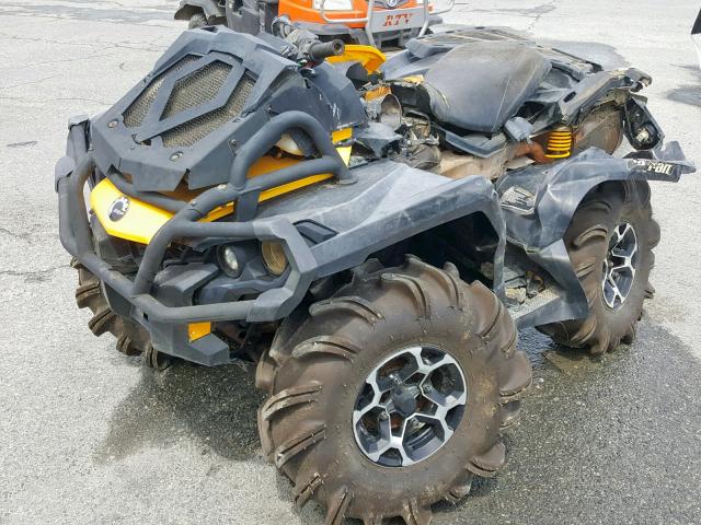 3JBLWLJ14EJ000564 - 2014 CAN-AM OUTLANDER YELLOW photo 2