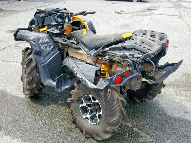 3JBLWLJ14EJ000564 - 2014 CAN-AM OUTLANDER YELLOW photo 3